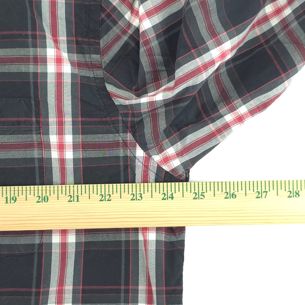 Orvis Shirt Mens XL Plaid Long Sleeve Active Fit Button Up Heritage Wash Cotton - Picture 7 of 9